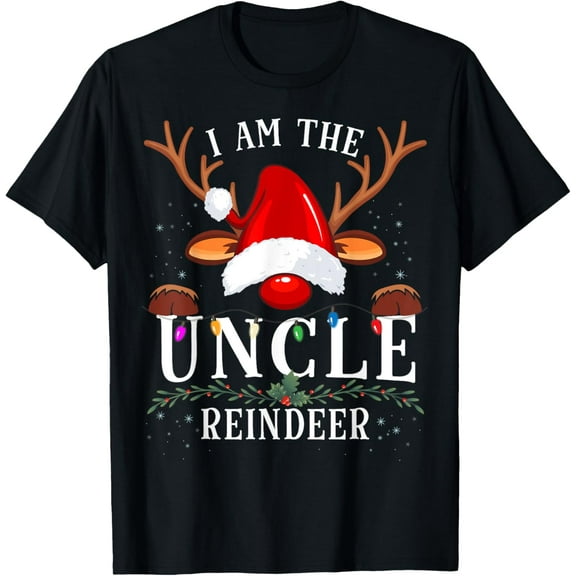 I Am The Uncle Reindeer Christmas Family T-Shirt