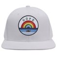 thumbnail image 1 of Top Headwear Hope con capazo de parche arco iris - blanco TOP HEADWEAR Gorra de béisbol, 1 of 1