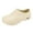 Beige, variant on Slip Resistant Shoes Non-Slip Garden Clog Closed Toe Slippers Oil Water Resistant Chef Shoes