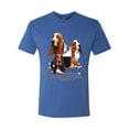 thumbnail image 2 of If It's Not a Bassett Hound Its Just a Dog Gift | Mens Dog Lover Premium Tri Blend T-Shirt, Vintage Royal, Medium, 2 of 3