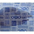 thumbnail image 4 of oneOone Viscose Chiffon Blue Fabric Geometric African Fabric For Sewing Printed Craft Fabric By The Yard 42 Inch Wide, 4 of 4
