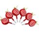 thumbnail image 1 of Piezas De Adornos De Piruletas Navideñas, A Prueba De Roturas, Brillantes, Diseño De Bastón De Caramelo, Adornos para Decoraciones Navideñas, Rojo-- oso de fresa Electrónica, 1 of 5