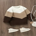 thumbnail image 4 of Bébé Fille Garçon Tricot Pulls Manches Longues Chaud Pulls Sweatshirts Tops, 4 of 7