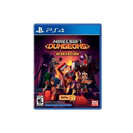 Minecraft Dungeons Hero Edition, Xbox Games Studios, PlayStation 4, 812303014819