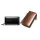thumbnail image 5 of Guardurnaity Cartera para hombre, monedero Vintage grande con cremallera doble, bolso multifunción de gran capacidad para bolsas de paquete de Carteras Marrón, 5 of 6