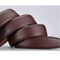 thumbnail image 4 of Mens Genuine Leather Ratchet Belts Adjustable Automatic Size 30 34 40 42 Brown, 4 of 7