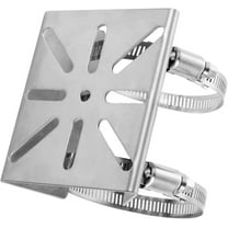 Mosawomo Universal Wall-Mounted Bracket Equipped With 2 Snap-In Hooks Stainless Steel Vertical Pole Adapter Is Used for Surveillance Cameras.