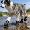 thumbnail image 5 of VMWMSSR Dog Shoes Breathable, 4PCS Non- Dog Sandals With Adjustable Strap, Waterproof Dog Water Boots For Summer Beach Hiking & Pool Dog Paw Protector For Small Medium Dogs(Black-Xl), 5 of 8
