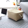thumbnail image 4 of Collapsible Storage Baskets Bins, Foldable Felt Fabric Storage Basket Cube with Handle, Rectangular Shelf Storage organizer Basket for Toys Clothes Shoes, 4 of 5