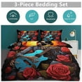 thumbnail image 6 of Guitar Skeleton Rock Bedding Sets Twin Duvet Cover 3 Piece Cute Bed Set for Boys Girls Kid, 6 of 6