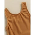 thumbnail image 6 of Chollius Toddler Baby Girl One-Piece Swimwear Stripe/Solid Color/Print/Fruit Pattern Sleeveless Round Neck Swimsuit Summer Beach Bathing Suit, 6 of 9