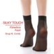 thumbnail image 5 of 12 pares de calcetines de nailon para mujer - Calcetines transparentes 20D (negro) Rojo Verde, 5 of 5