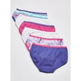 thumbnail image 3 of Hanes Girls Brief Underwear, 6 Pack Panties Sizes 6 - 16, 3 of 4