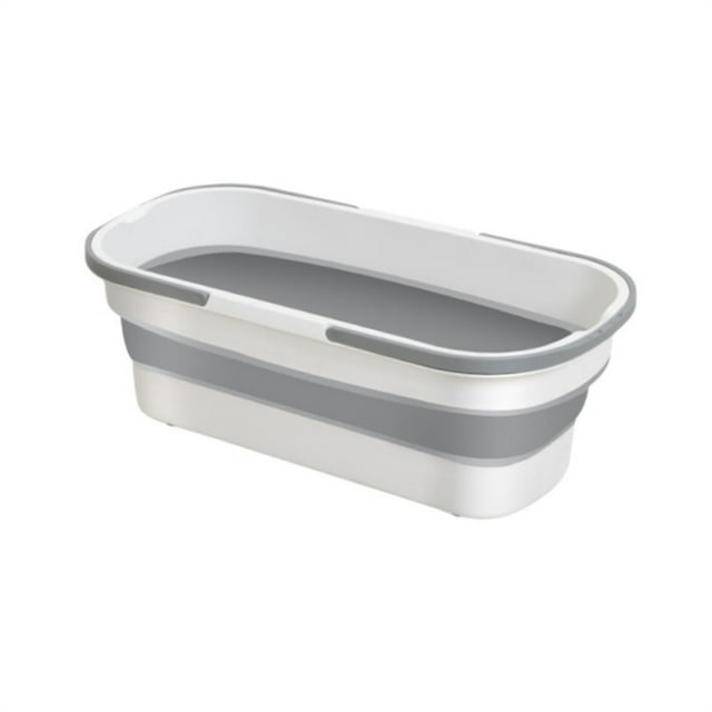 Folding Mop Bucket Set for Indoor Use with Water Container and Non- Drying Feature Durable Cleaning Solution for Living Rooms Bedrooms Bathrooms and Hallways