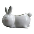thumbnail image 5 of WHAMVOX  Ai Floral Ceramic Succulent Flower Pot Desk Ornament, 5 of 8
