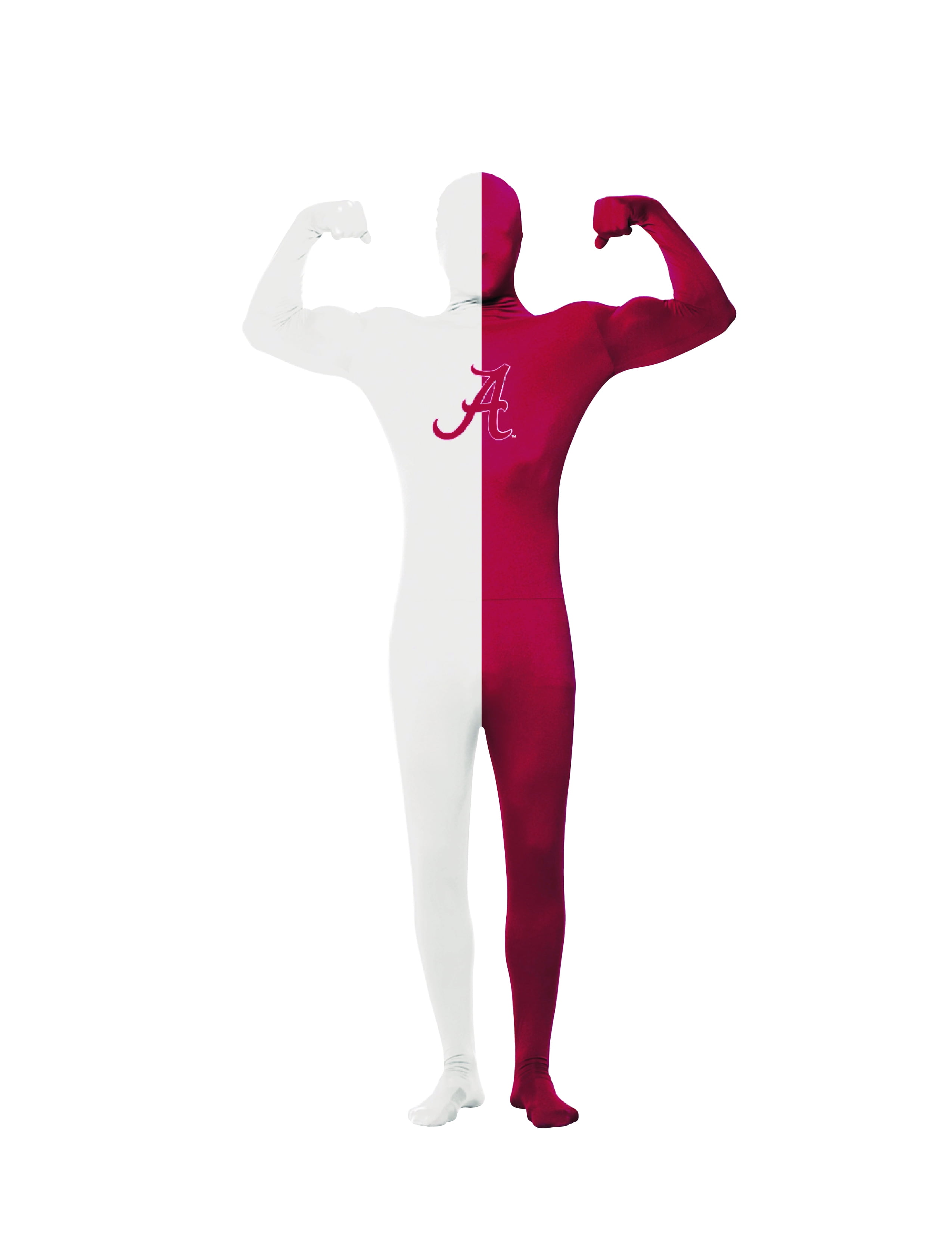 University of Alabama Men's Skin Suit Costume Adult