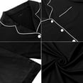 thumbnail image 6 of Pajama Nightgown For Women Short/Long Sleeve Button Down Nightwear Top Boyfriend Sleep Shirts Nightdress, 6 of 6