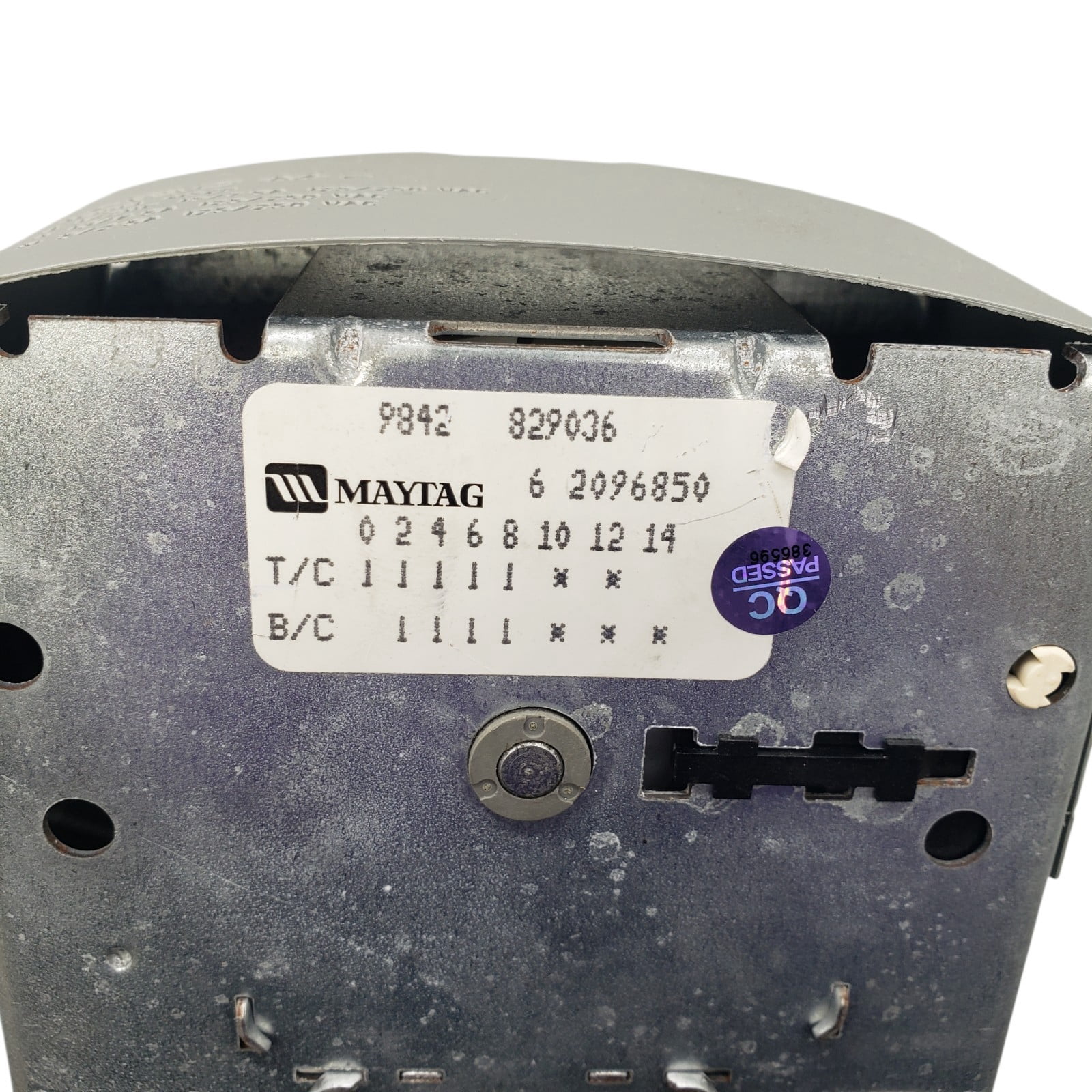 Pre-Owned OEM Replacement for Maytag Washer 62096850 Timer ing