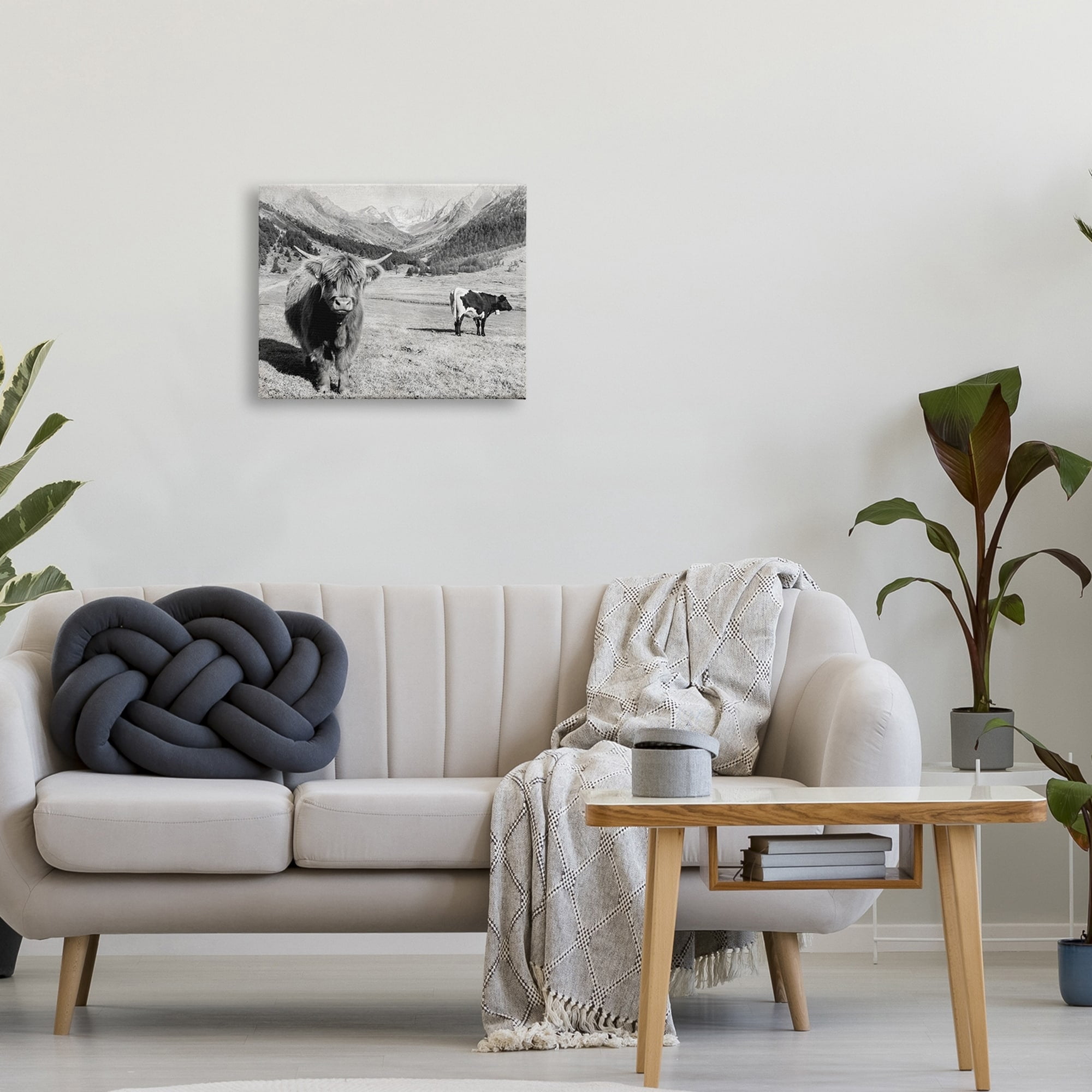 Stupell Industries Curious Ox Clueless Cow Sublime Farm Plains,30 x 24, Design by Danita Delimont