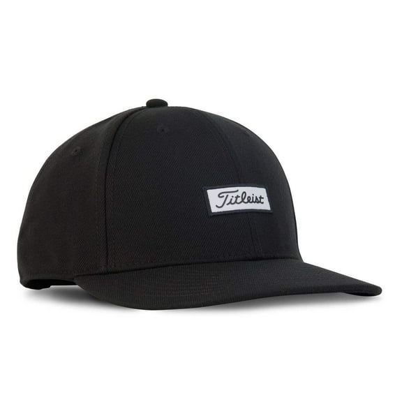 Titleist Golf Charleston Wool Snapback Hat Black/White
