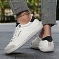 thumbnail image 4 of HEWUQI Women Minimalist Barefoot Canvas Sneaker Cushion Arch Support Non Slip Casual Shoe Low Top Slip on Solid Color Walking Shoes White Size 5.5, 4 of 7