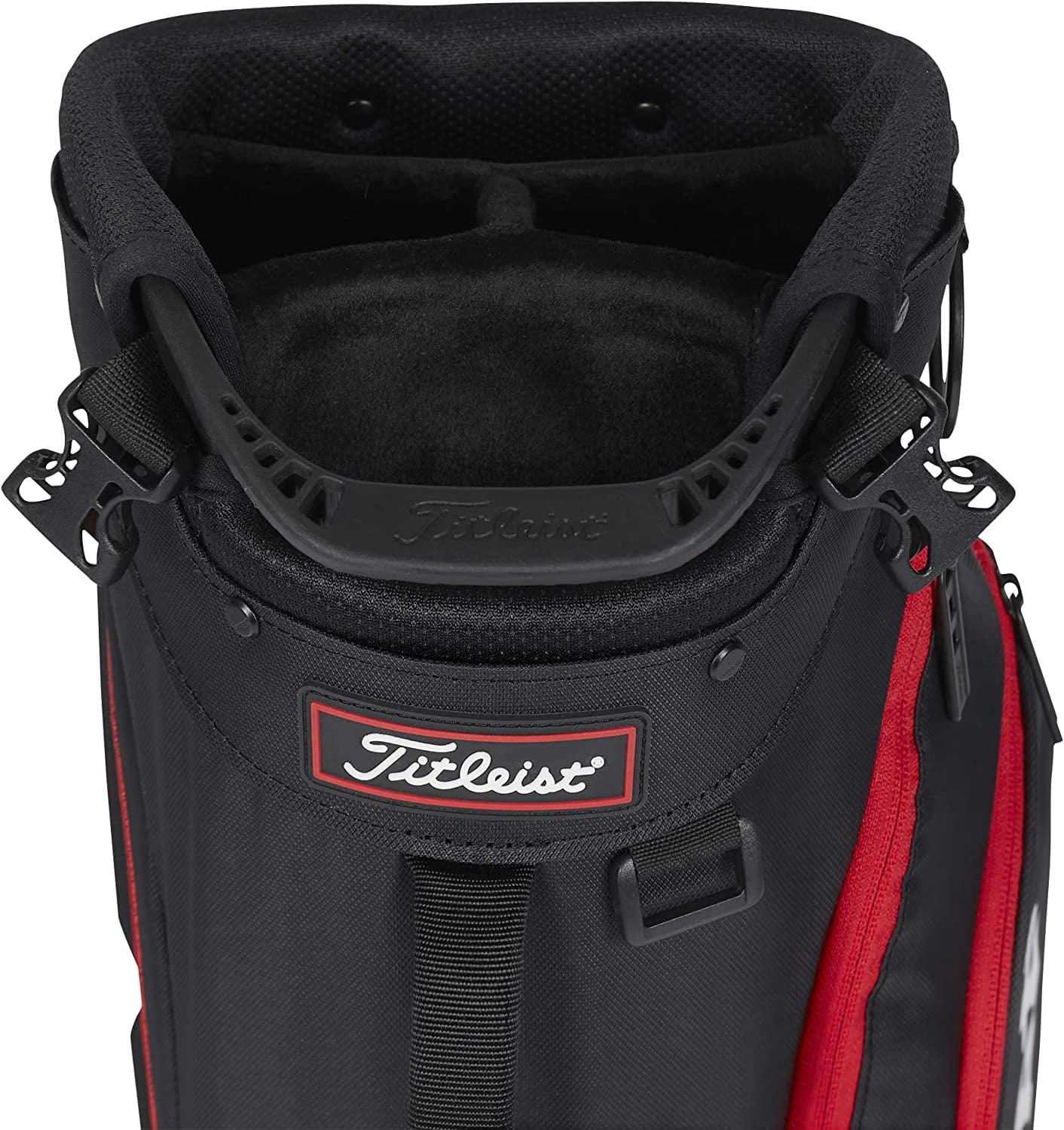 Titleist 90583 Players 4 2024 Golf Stand Bag - Black & Red