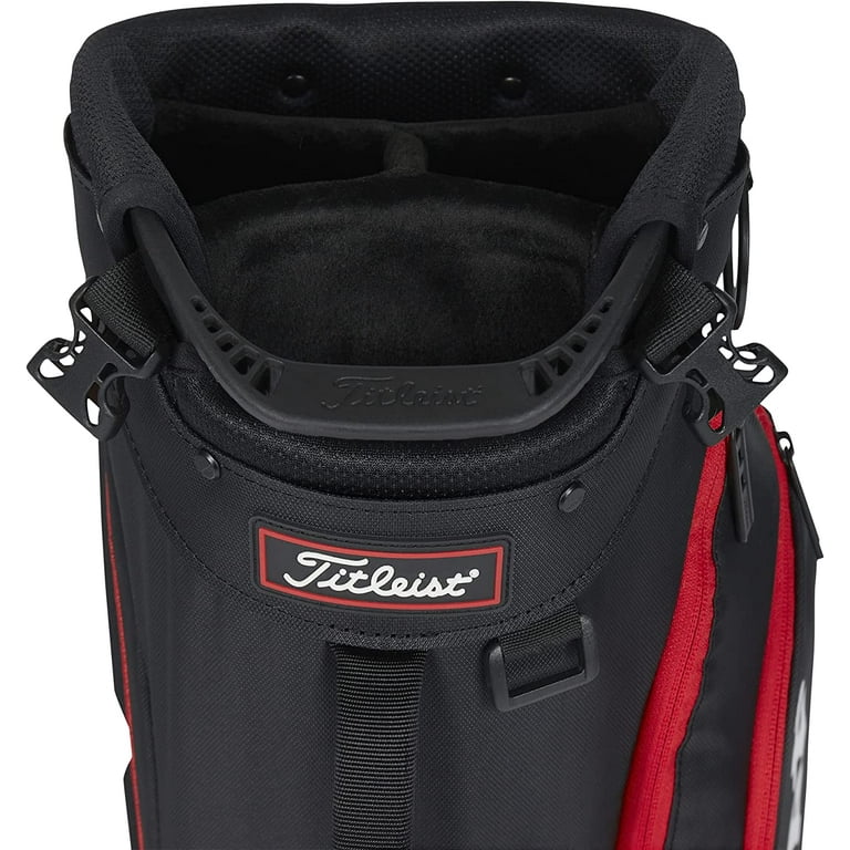 Titleist 90583 Players 4 2024 Golf Stand Bag - Black & Red