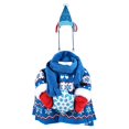 thumbnail image 4 of 17 Inch Christmas Porch Goose Costume, Fuzzy Goose Outfit with Shawl & Bow Headband, Holiday Clothes for Lawn Goose Statue, Front Porch, Yard & Patio Decor, 4 of 6