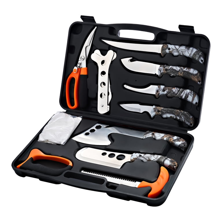 Knine Outdoors Hunting Deer Knife Set, Field Dressing Kit