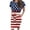 Dark Blue, variant on Herrnalise Summer Dresses for Women 2024 Trendy 4th of July Striped Short Sleeve Dress American Flag Print Dress Tie Waist with Pockets Beach Plain Pleated Tank Dress Crew Neck Mid-Length A Line Black