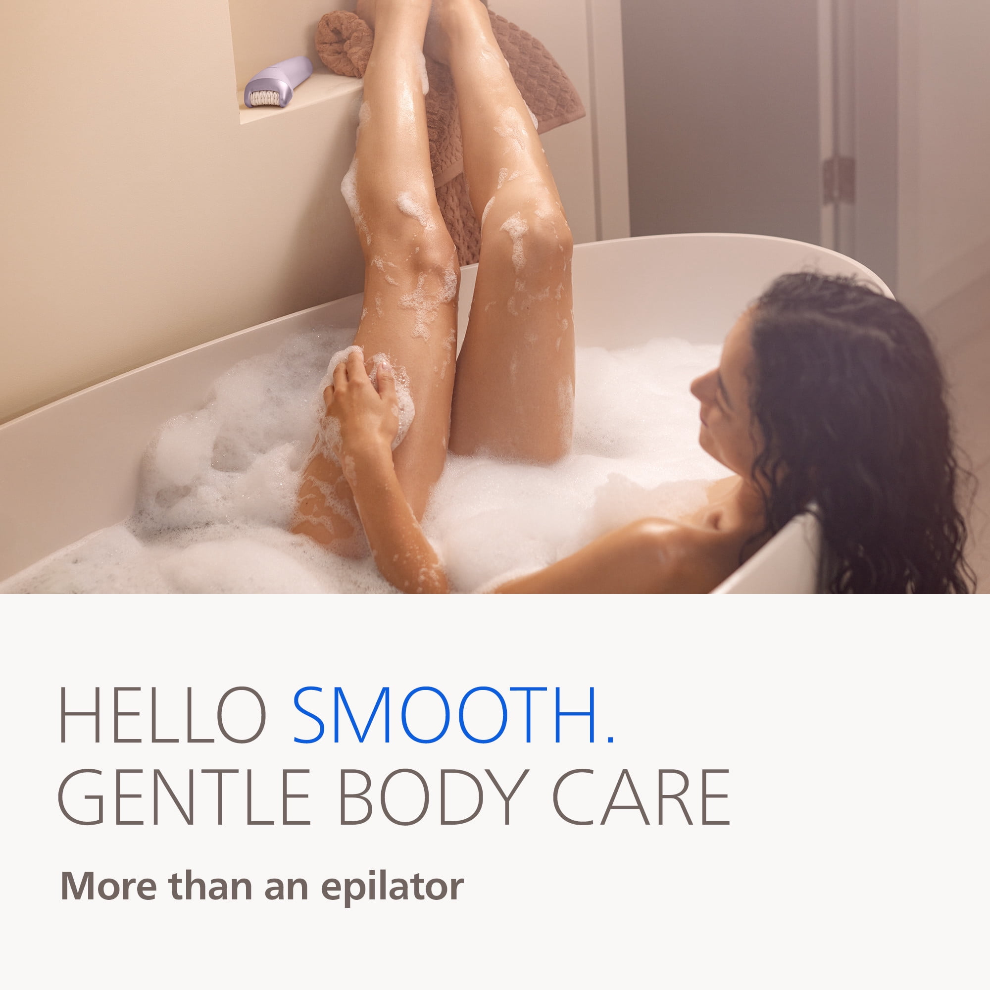 Philips Epilator Series 9000 - Cordless Wet and Dry Electric Epilator, Hair Removal For Legs, Body and Bikini, with Proguide, 9 Accessories Including Pedicure Head, 60 Min. Runtime, Model BRE728/00