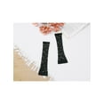 thumbnail image 4 of INSPIRE CHIC Women's Long Elastic Mesh Gloves Rhinestone 80s Cosplay Net Half Finger Sleeves for Female Halloween Party Dance Costume Black, 4 of 6