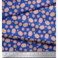 thumbnail image 3 of Soimoi Cotton Duck Fabric Leaves & Dahlia Floral Printed Craft Fabric by the Yard 42 Inch Wide, 3 of 3