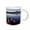 White, variant on 3drose, Usa, Oregon, Woman in a Sea Kayak on Big Lake - Us48 Glu0294 - Gary Luhm, 11oz Two-tone Black Mug