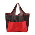 thumbnail image 5 of Bags Large Reusable Shopping Bags Recycled Eco Friendly Heavy Duty Foldable Groceries Tote Bag Portable Home Essentials Recycle Shopping Bags,Oxford cloth,Red, 5 of 6