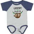 thumbnail image 3 of Inktastic Gramps Loves Me Cute Sloth and Baby Boys or Girls Baby Bodysuit, 3 of 5