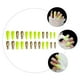 thumbnail image 3 of 24 uñas postizas extra largas con estampado de leopardo para mujeres, 3 of 5