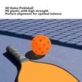 thumbnail image 4 of Outdoor Hole Balls, 74mm Diameter 12PCS 40 Holes High Elasticity Stable Flying Paths PE  Set  For Hitting Pitching Practice Orange, 4 of 8