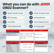 OBD II Scanner, Professional OBD2 Engine Fault Code Reader CAN Diagnostic Scan Tool for All OBD II Protocol Cars