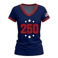 thumbnail image 2 of MAIHAN 250th Anniversary Usa Patriotic Shirt 4th Of July Tee Tops 4th Of July Crew Neck T-Shirts Shirt Crew Neck Short Sleeve Summer T-Shirt Funny Tshirts Shirts for Women, 2 of 6