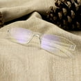 thumbnail image 4 of 5 Pairs Reading Glasses, Blue Light Blocking Glasses, Computer Reading Glasses for Women and Men, Fashion Square Eyewear Frame (Clear,+4.00 Magnification), 4 of 6