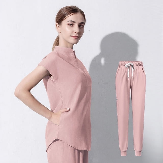 Bata quirúrgica de alta gama, ropa de lavado para quirófano dental, ropa elástica para cepillos de manos para mujeres, conjunto de ropa de trabajo bucal para médicos y enfermeras