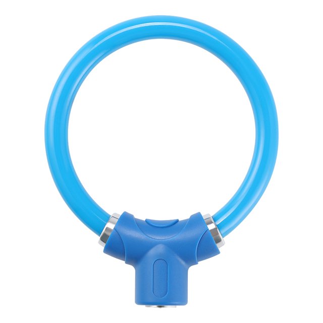 Candado para bicicleta, candado antioxidante con forma de anillo para bicicleta, Cable de acero, Mini candado para bicicleta de aleación
