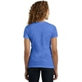 thumbnail image 3 of District Made Women's Short Sleeve Poly-Cotton V-Neck T Shirt - DM1190L, 3 of 4