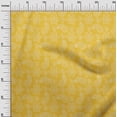 thumbnail image 3 of oneOone Rayon Yellow Fabric Floral Craft Projects Decor Fabric Printed By The Yard 56 Inch Wide, 3 of 4