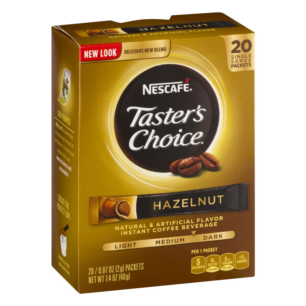 Nestle Tasters Choice  Coffee Beverage, 20 ea