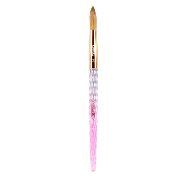 Pincel acrílico Kiara Sky #14 100% puro Kolinsky Pink