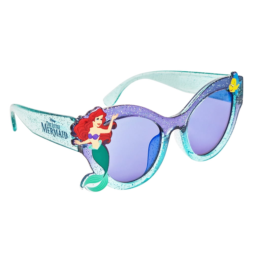 Little Mermaid Purple and Blue Gradient Cat Eye Sunglasses