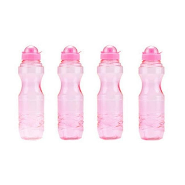 BPA Free Sports Water Bottle In Pink - Family Pack