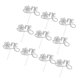 thumbnail image 1 of Paquete Adornos para Pasteles con Letras de de Nieve de Papel Brillante para Bebé Oro, 1 of 6